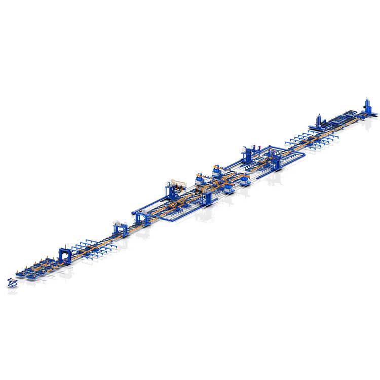 Cad a Dhéanann Líne Táthú Bhíoma Bosca Ríthábhachtach le haghaidh Déantúsaíocht Cruach Ard-Éifeachtúlachta?